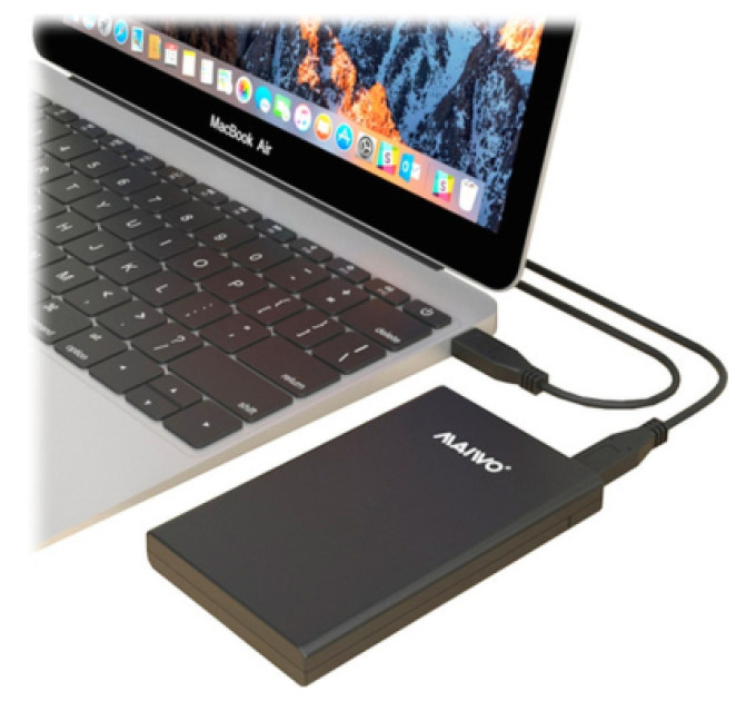Maiwo Кишеня зовнішня Maiwo 2.5" SATA HDD/SSD via USB3.1 GEN2 TypeC (K2568G2)