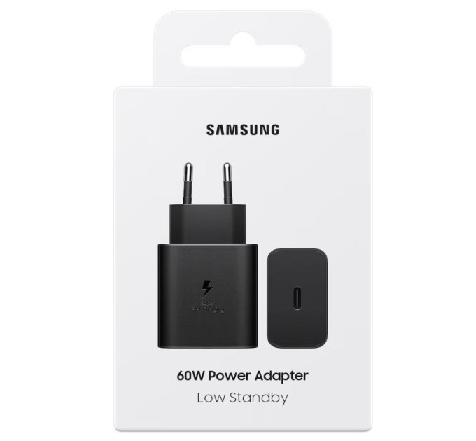 Samsung Мережевий зарядний пристрій Samsung 60W Black (EP-T6010NBEGWW)