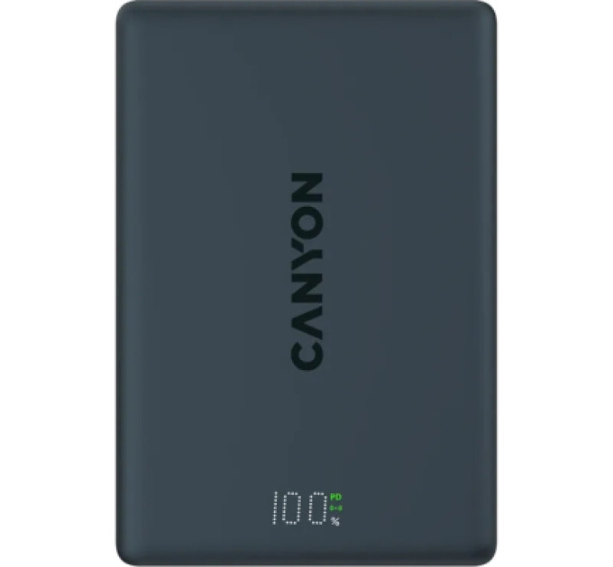 Canyon Батарея універсальна Canyon 10000mAh OnPower 511 PD20W Magnetic wireless MagSafe Black (CNS-CPB511B)