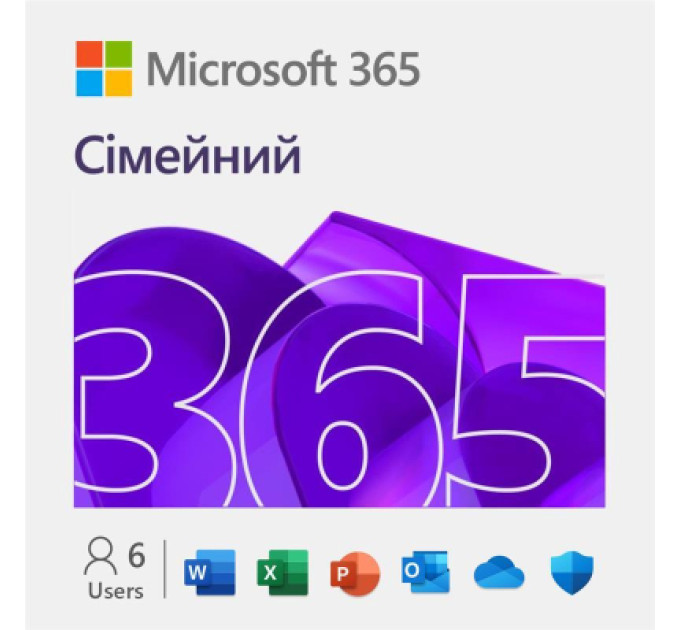 Microsoft Офісний додаток Microsoft 365 Family All Language ESD (EP2-36891)