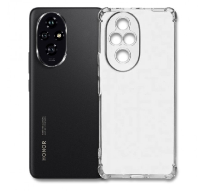 Чохол до мобільного телефона BeCover Anti-Shock Honor 200 Clear (714953)
