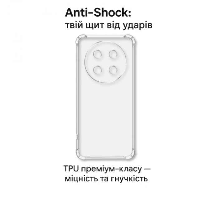 Чохол до мобільного телефона BeCover Anti-Shock Honor X9c Clear (714954)