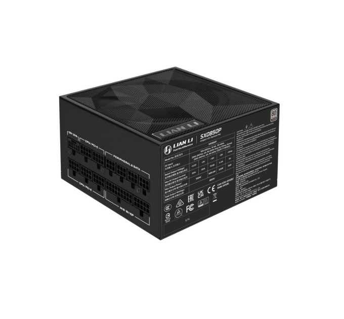 Lian Li Блок живлення Lian Li SX0850P Black, EU Cord (G9P.SX0850P.B000.EU)