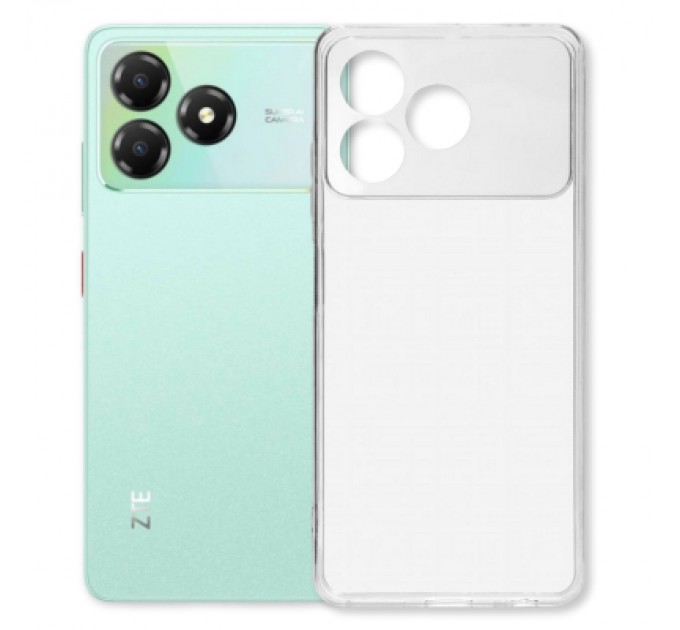 Чохол до мобільного телефона BeCover silicone ZTE Blade A36 / Nubia A36 Transparent (714908)