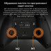 Ajazz Геймпад Ajazz GP100 2.4G/BT/USB Switch/PC/iOS/Android RGB Black (GP100-B)