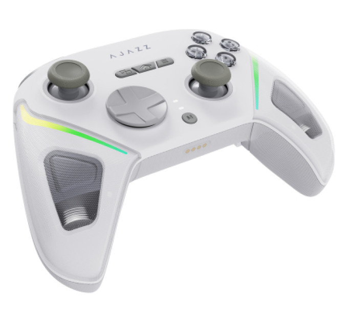 Ajazz Геймпад Ajazz GP100 2.4G/BT/USB Switch/PC/iOS/Android RGB White (GP100-W)