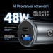 ColorWay Зарядний пристрій ColorWay USB-C PD30W + USB QC3.0 car adapter (CW-CHA065PD-GR)