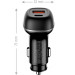 ColorWay Зарядний пристрій ColorWay USB-C PD65W + USB QC3.0 car adapter (CW-CHA068PD-BK)