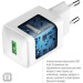 ColorWay Зарядний пристрій ColorWay USB QC3.0 18W white (CW-CHS063Q-WT)