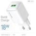 ColorWay Зарядний пристрій ColorWay USB QC3.0 18W white (CW-CHS063Q-WT)