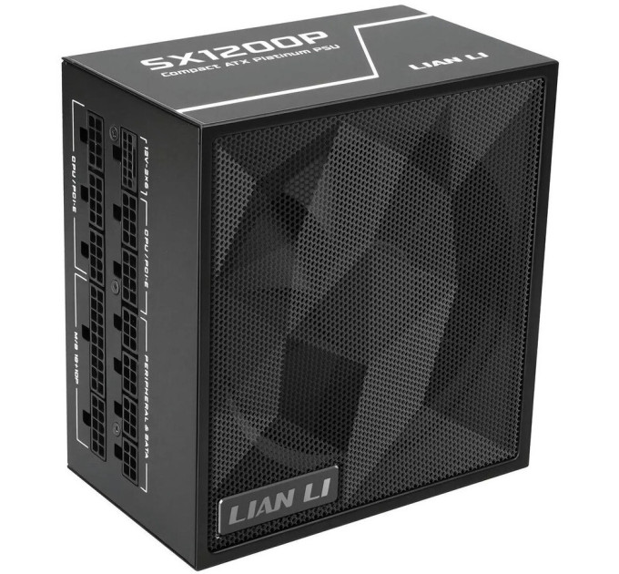 Lian Li Блок живлення Lian Li SX1200P Black, EU Cord (G9P.SX1200P.B000.EU)