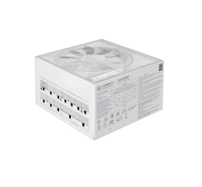 Lian Li Блок живлення Lian Li SX1200P White, EU Cord (G9P.SX1200P.W000.EU)