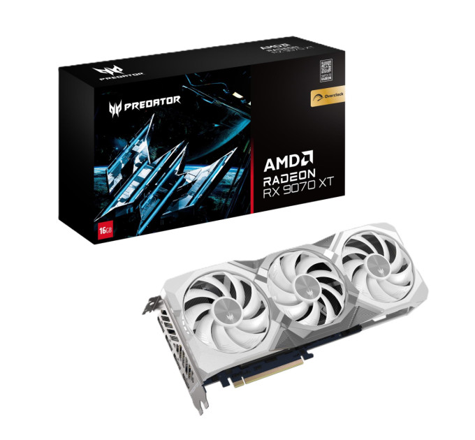 Acer Відеокарта PCIE16 RX9070XT 16GB GDDR6 DP.Z4FWW.P02 ACER