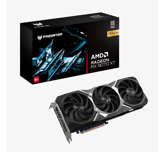 Acer Відеокарта PCIE16 RX9070XT 16GB GDDR6 DP.Z4FWW.P01 ACER