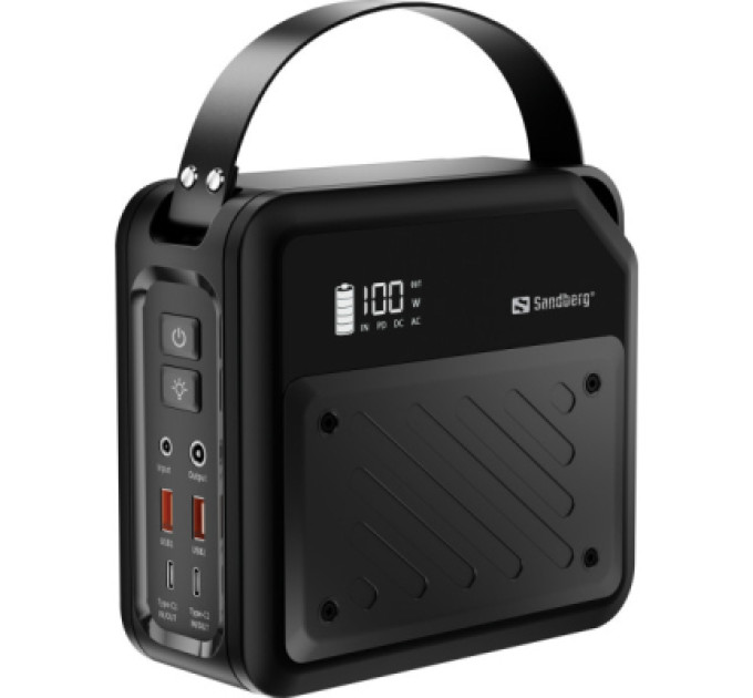 Sandberg Батарея універсальна Sandberg 72000mAh max 268W, DC9,612,6V/10A, PD/100W(In/Out), LiMnFePO (421-22)