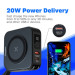 Energizer Батарея універсальна Energizer Magnetic Wireless 10000mAh 20W PD, AC зарядка, QI/15W, built-in USB-C (QM10001AC)