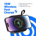 Energizer Батарея універсальна Energizer Magnetic Wireless 10000mAh 20W PD, AC зарядка, QI/15W, built-in USB-C (QM10001AC)