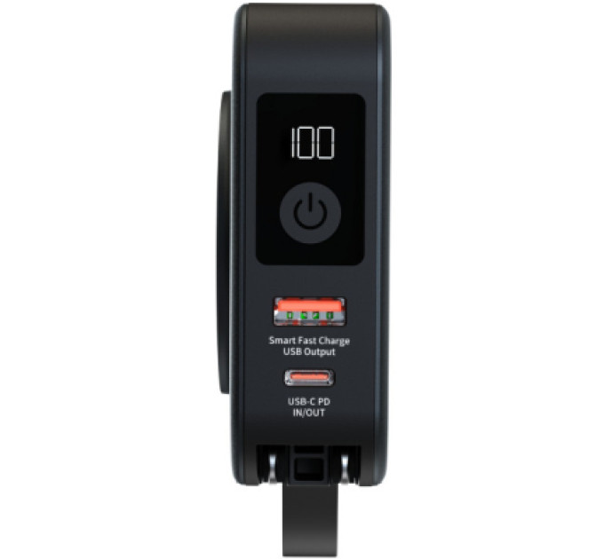 Energizer Батарея універсальна Energizer Magnetic Wireless 10000mAh 20W PD, AC зарядка, QI/15W, built-in USB-C (QM10001AC)