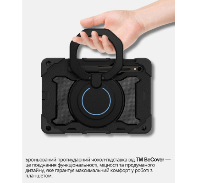 BeCover Чохол до планшета BeCover Stand Samsung Galaxy Tab S10 FE Plus (SM-X620/SM-X626) 13.1" Black (714564)