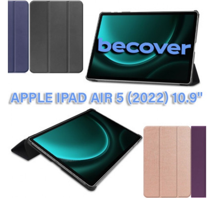 BeCover Чохол до планшета BeCover Smart Case Apple iPad Air 5 (2022) 10.9" Black (710770)