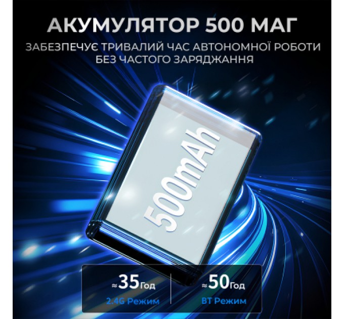 Мишка Ajazz AJ199 Carbon fiber Wireless/Bluetooth/USB Black (AJ199-B)