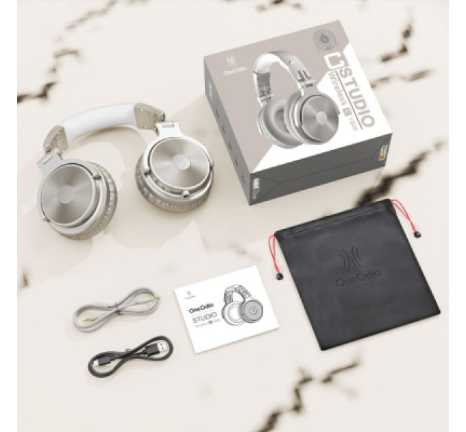 OneOdio Навушники OneOdio Studio Pro C Bluetooth+3,5мм Silver (Pro C Silver)