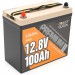 Батарея LiFePo4 Power Queen 12.8V 100Ah Mini (P12V100-PREM-16-A60-DE)