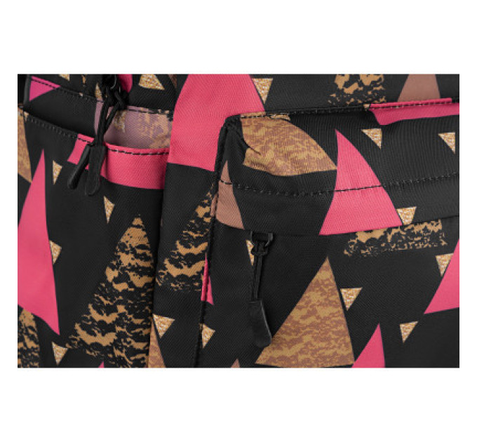 2E Рюкзак для ноутбука 2E 13" TeensPack Triangles, black (2E-BPT6114BK)