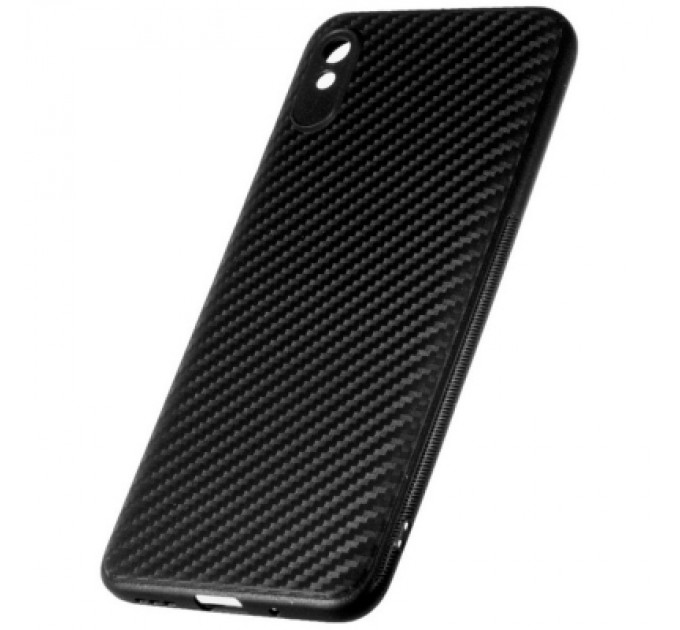 Чохол до мобільного телефона ColorWay TPU Сarbon Xiaomi Redmi 9A black (CW-CTCbXR9A-BK)