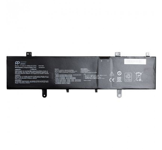 Акумулятор до ноутбука ASUS Vivobook 14 X405 (B31N1632) 11.52V 2800mAh PowerPlant (NB431410)