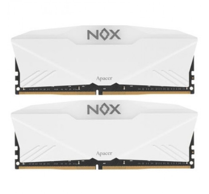 Модуль пам'яті для комп'ютера DDR4 16GB (2x8GB) 3200 MHz NOX RGB White Apacer (AH4U16G32C28YNWAA-2)