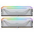 Модуль пам`ятi DDR5 2x16GB/5200 Apacer NOX RGB Silver (AH5U32G52C522NWAA-2)