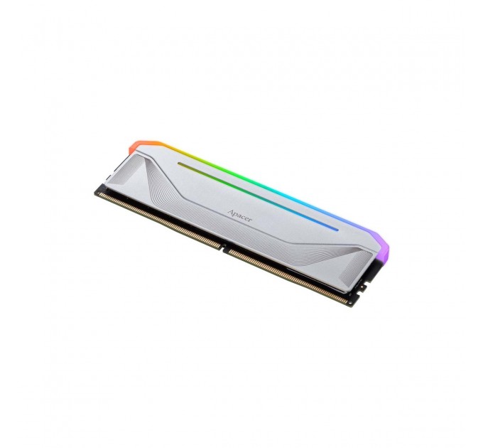 Модуль пам`ятi DDR5 2x16GB/5200 Apacer NOX RGB Silver (AH5U32G52C522NWAA-2)