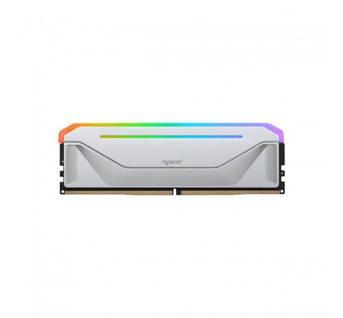 Модуль пам`ятi DDR5 2x16GB/5200 Apacer NOX RGB Silver (AH5U32G52C522NWAA-2)