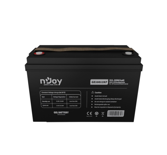 nJoy Акумуляторна батарея Njoy GE10012KF 12V 100AH (BTVGCAHOCHKKFCN01B) GEL