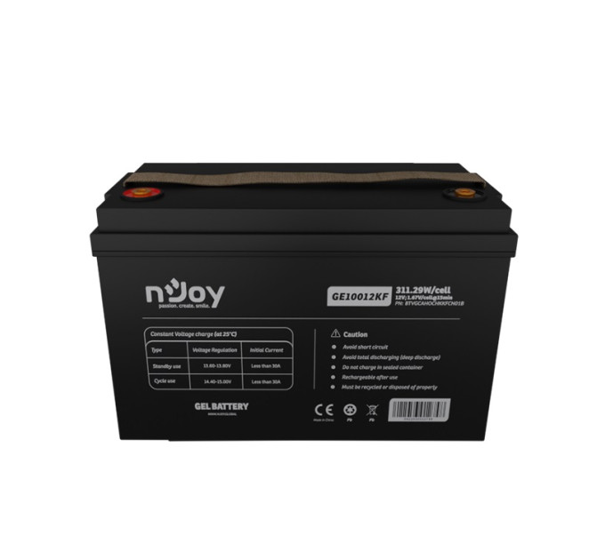 nJoy Акумуляторна батарея Njoy GE10012KF 12V 100AH (BTVGCAHOCHKKFCN01B) GEL