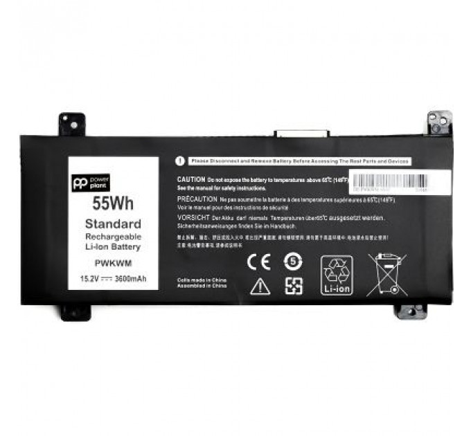 Акумулятор до ноутбука DELL Inspiron 14-7466 (PWKWM) 15.2V 3600mAh PowerPlant (NB441570)