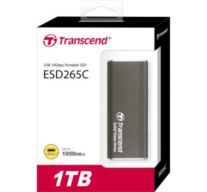 Transcend Накопичувач SSD USB-C 1TB Transcend (TS1TESD265C)