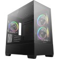Корпус DeepCool CG380 3F Black (R-CG380-BKAGM3-G) без БЖ