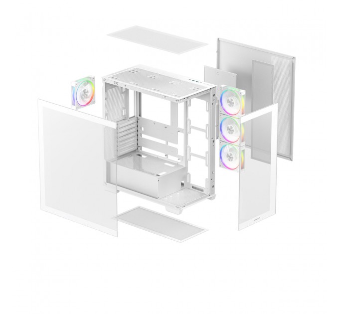 Корпус DeepCool CG580 4F V2 White (R-CG580-WHADA4-G-2) без БЖ