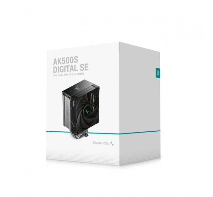 Кулер процесорний DeepCool AK500S Digital SE Black (R-AK500S-BKADMN-GJD)