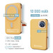 ColorWay Батарея універсальна ColorWay 10 000 mAh PD/22.5W, 15W MagSafe & Watch Wireless Amber (CW-PB100LPA2Y-WPDD)