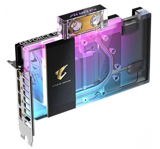 Відеокарта GF RTX 5080 16GB GDDR7 Aorus Xtreme Waterforce WB Gigabyte (GV-N5080AORUSX WB-16GD)