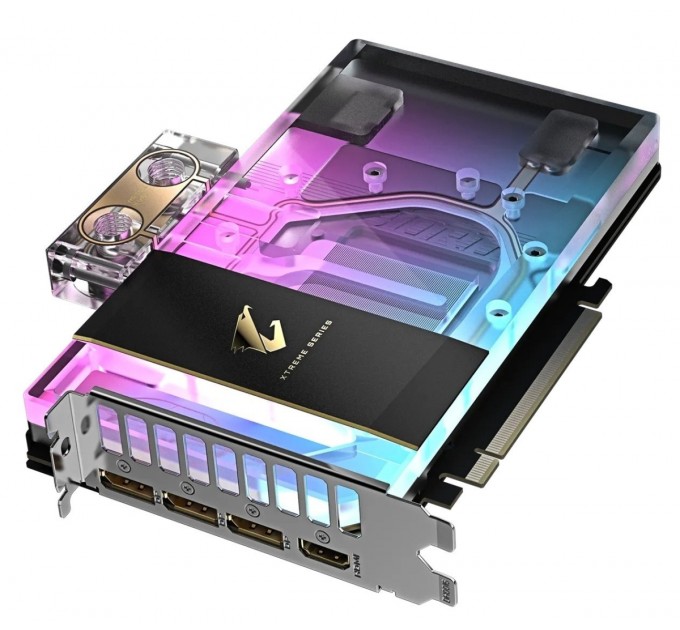 Відеокарта GF RTX 5080 16GB GDDR7 Aorus Xtreme Waterforce WB Gigabyte (GV-N5080AORUSX WB-16GD)