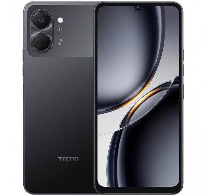 Смартфон Tecno Spark Go 3 (KN3) 4/64GB Ink Black (4894947105265)