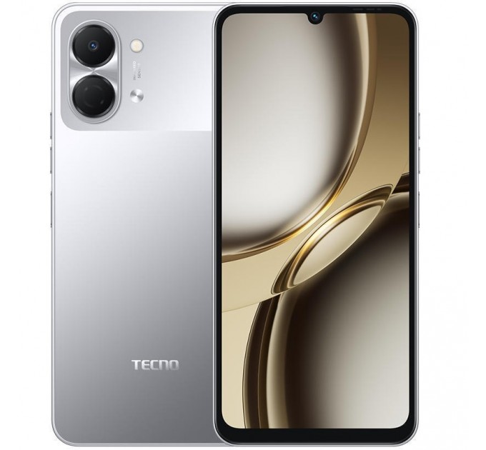 Смартфон Tecno Spark Go 3 (KN3) 4/64GB Titanium Grey (4894947105289)