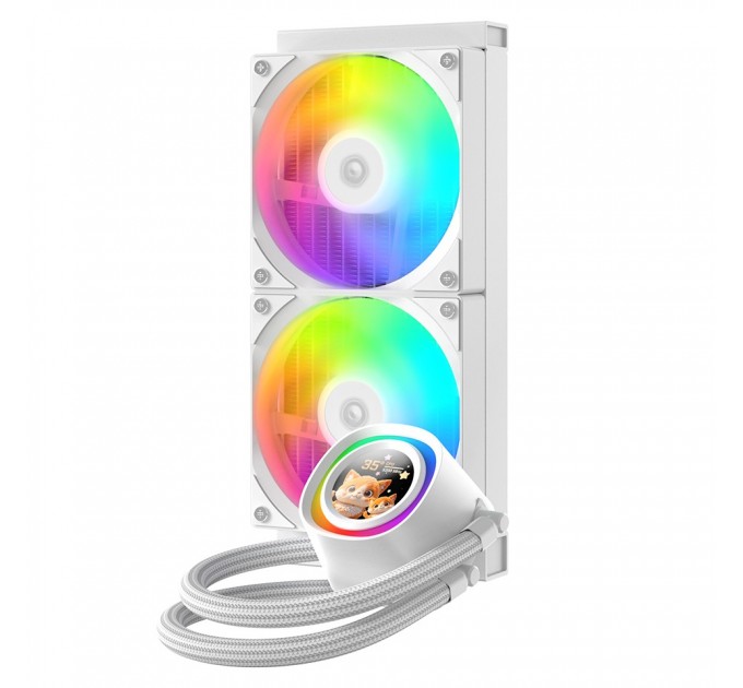 Система водяного охолодження ID-Cooling FX240 LCD White