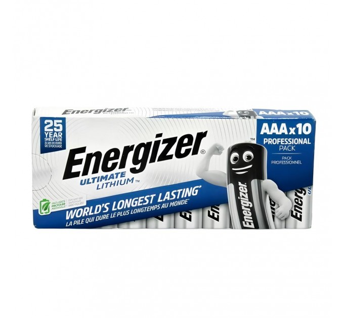 Батарейка Energizer Ultimate Lithium L92 AAA/LR03 BL 10шт
