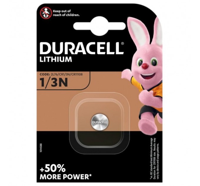 Батарейка Duracell CR1/3N BL 1шт