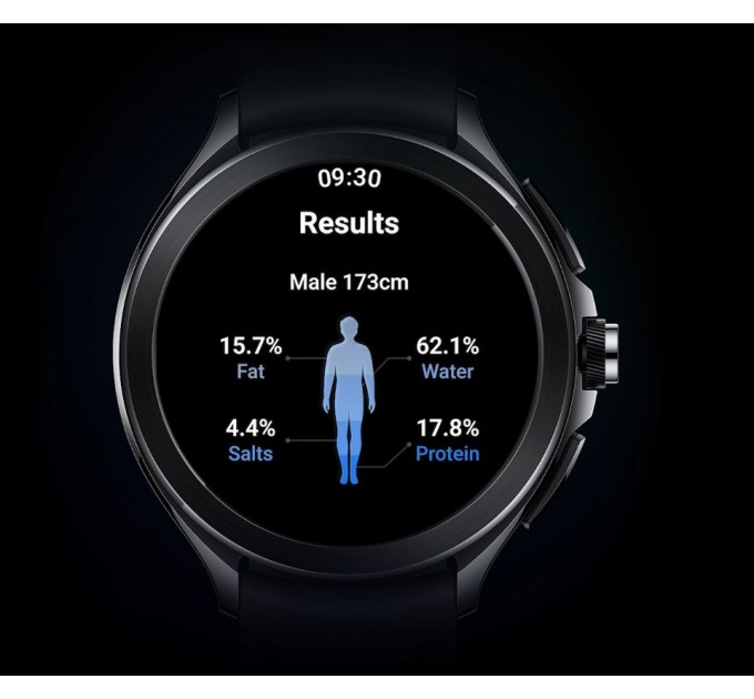 Смарт-годинник Xiaomi Watch 2 Pro Black Case with Black Fluororubber Strap (BHR7211GL)